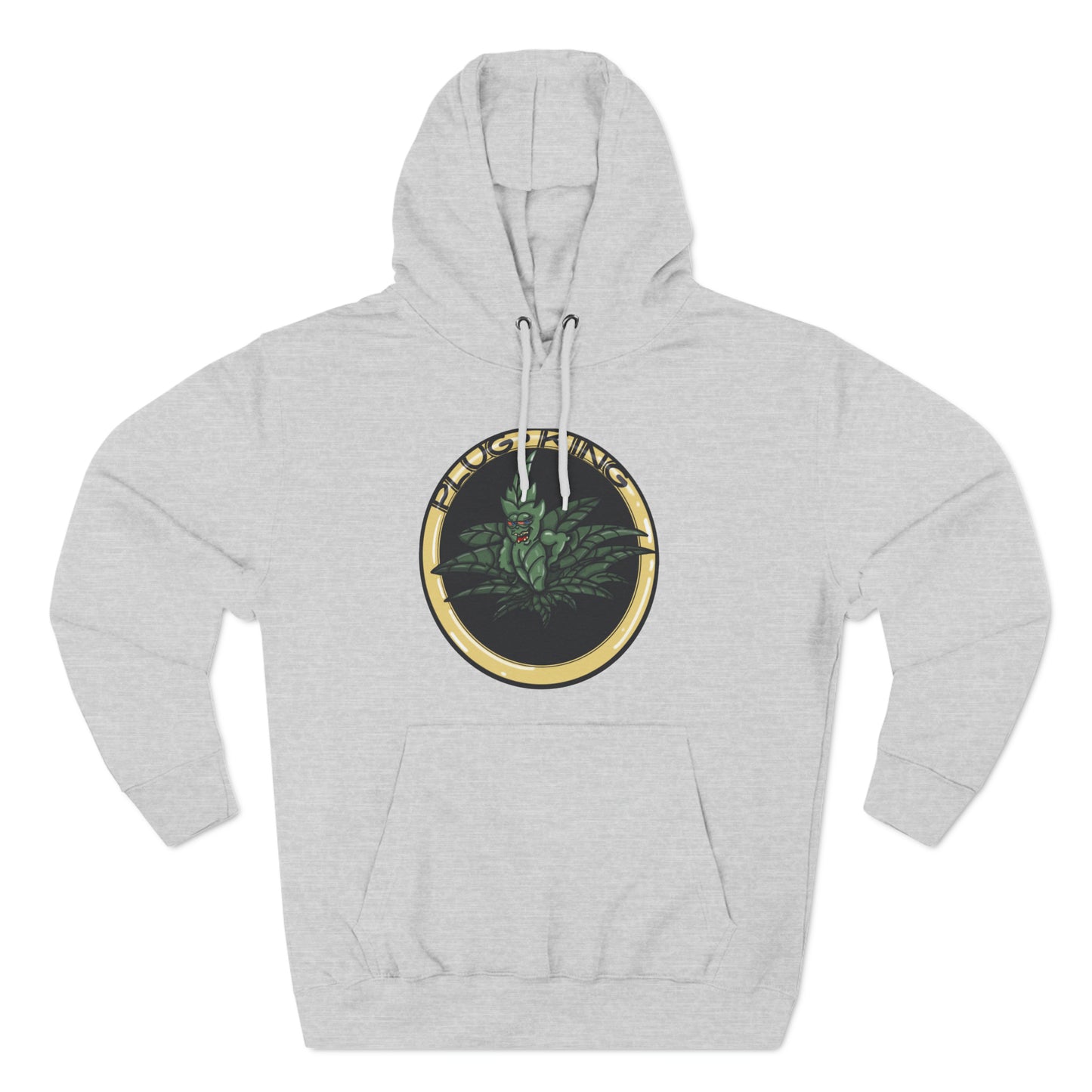 Three-Panel Fleece Hoodie