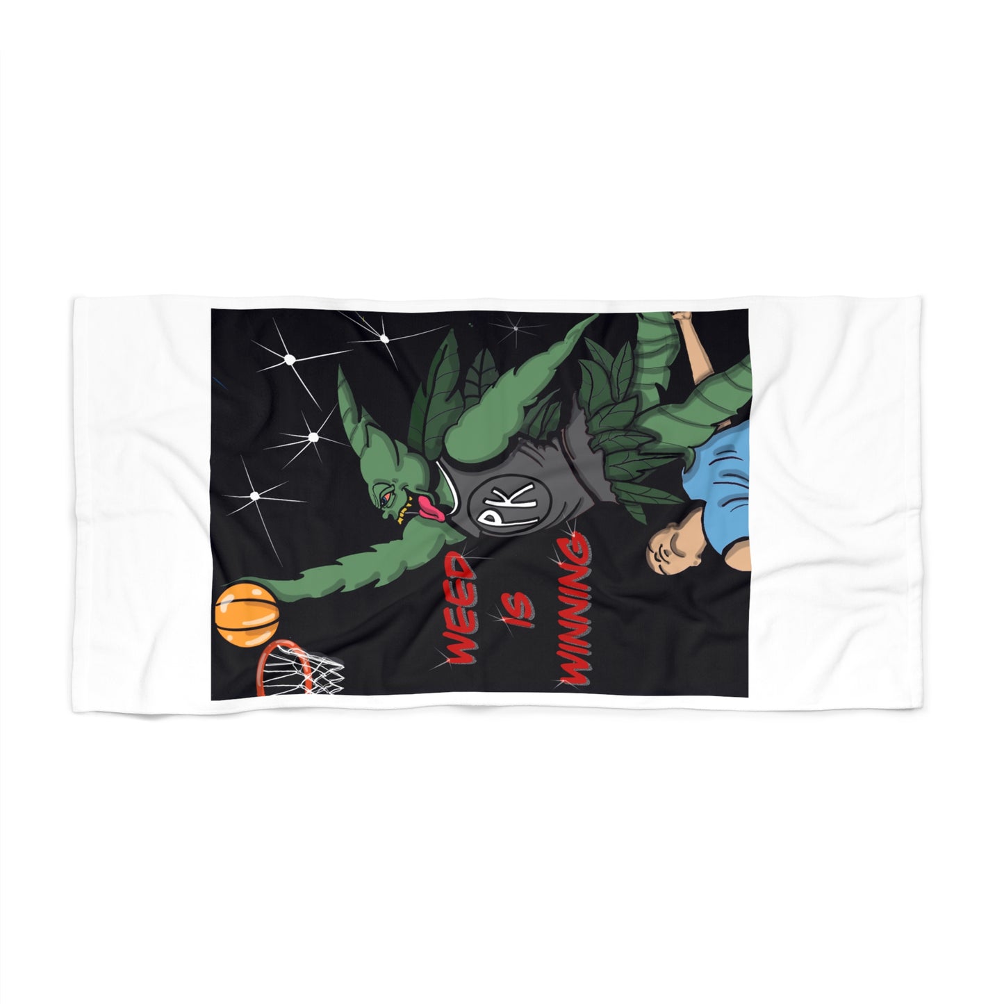 Beach Towel (Weed Is Winning)