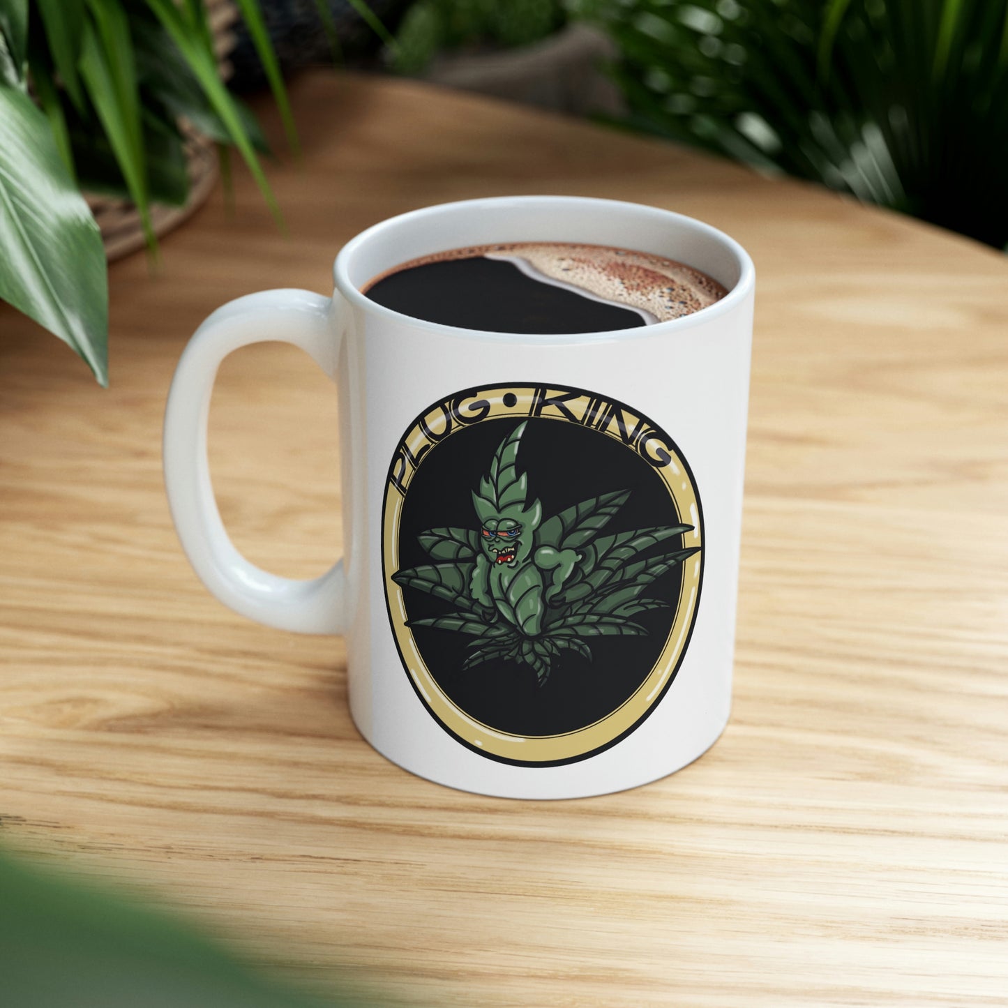 Plug King Ceramic Mug 11oz