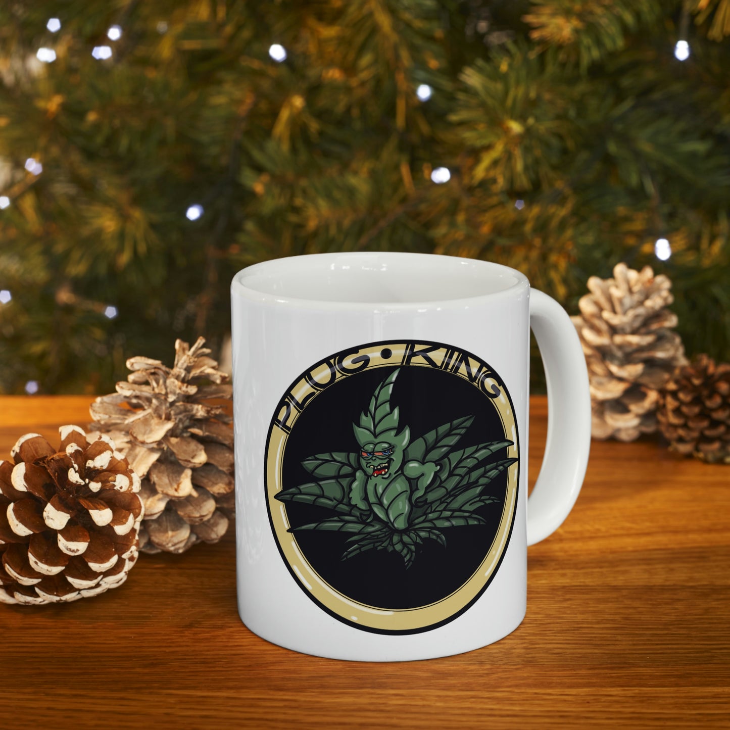 Plug King Ceramic Mug 11oz