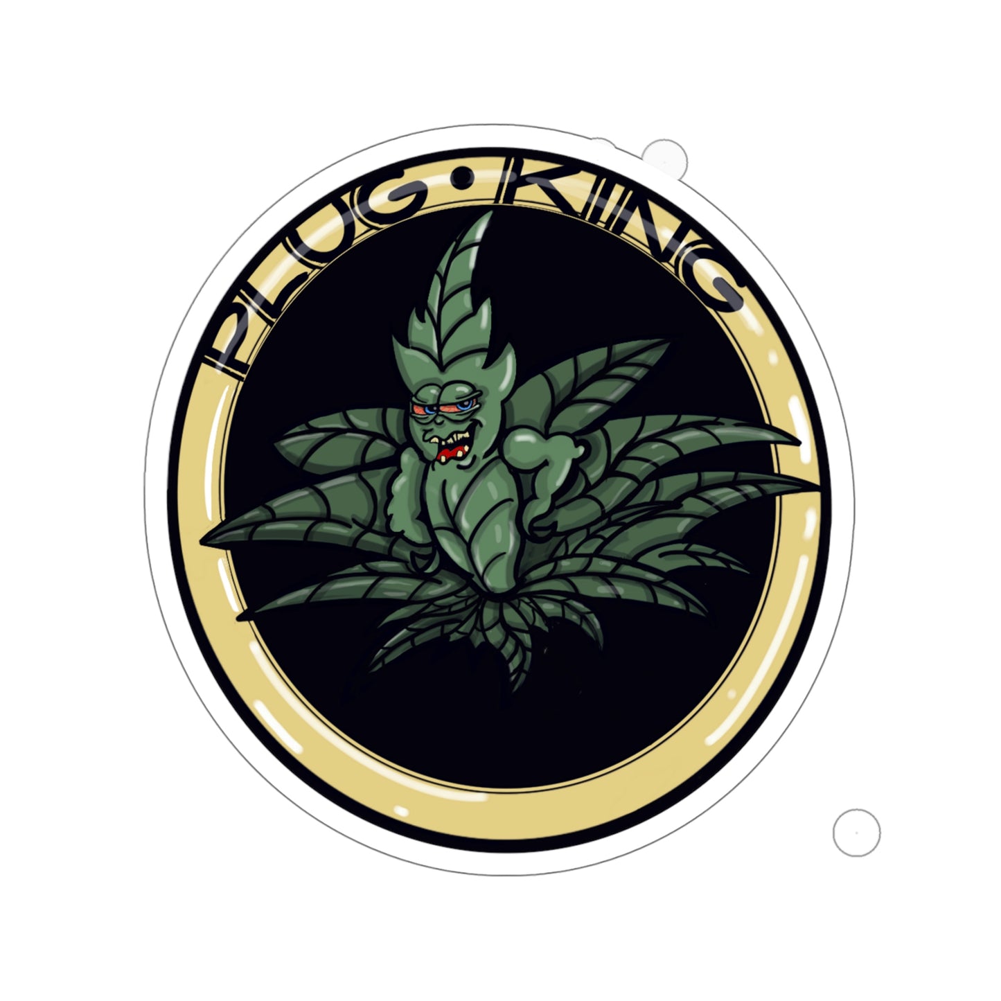 Plug King Kiss-Cut Stickers