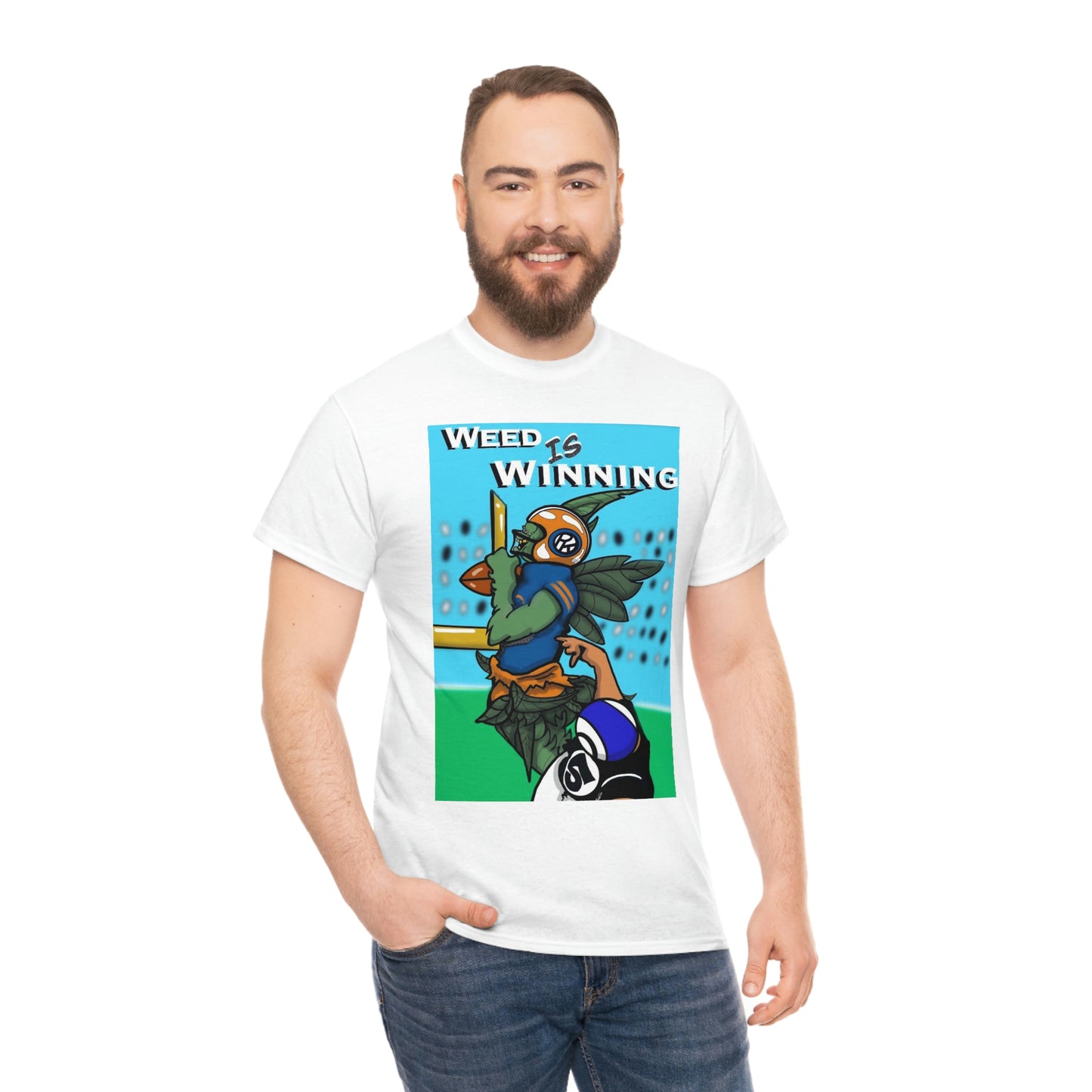 Plug King Football Unisex Heavy Cotton T-Shirt