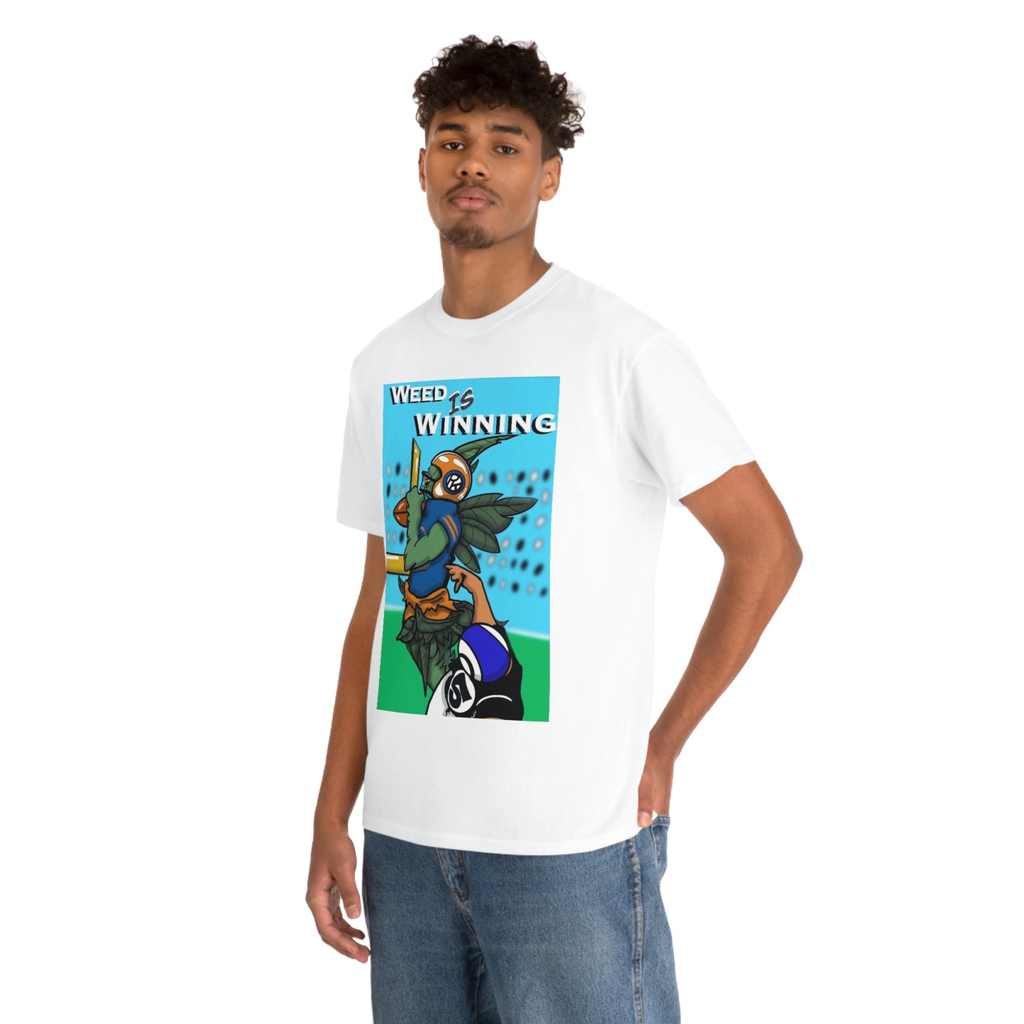 Plug King Football Unisex Heavy Cotton T-Shirt