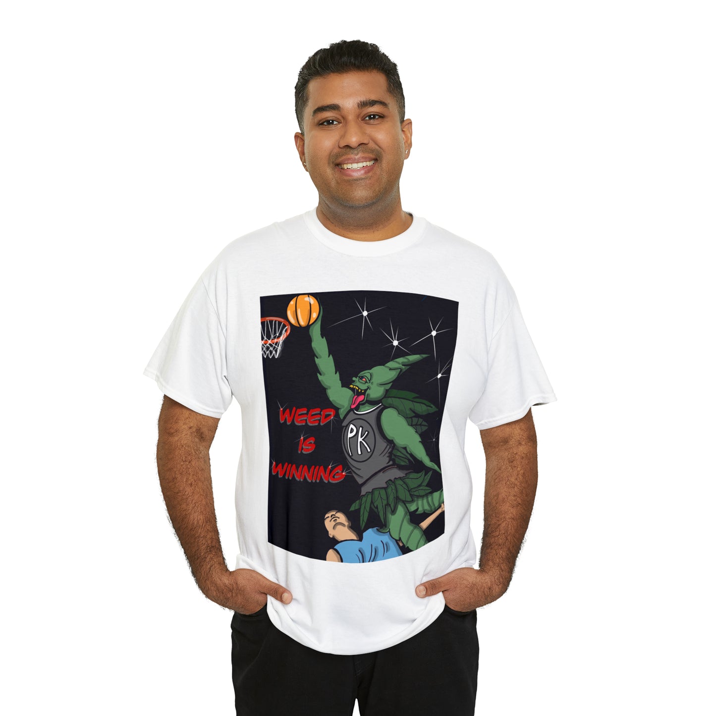 Plug King Basketball Unisex Heavy Cotton T-Shirt