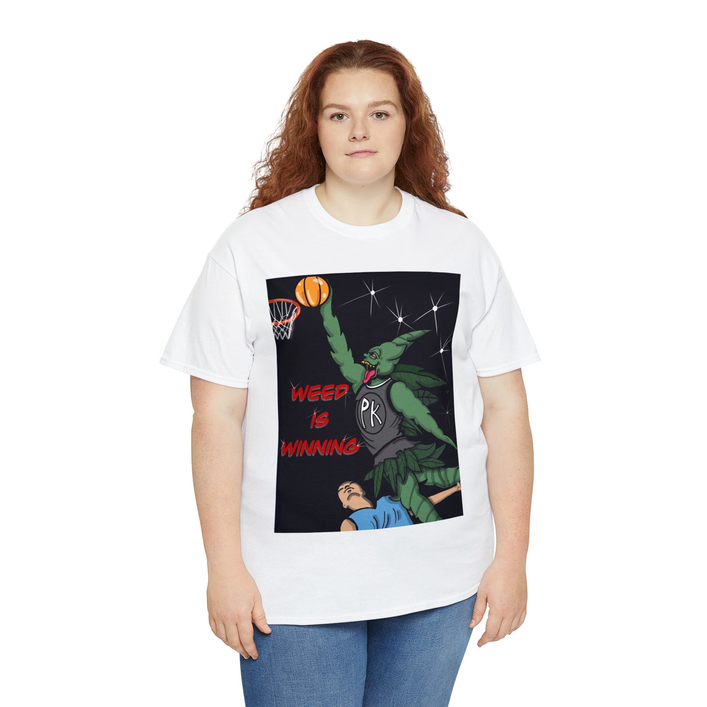 Plug King Basketball Unisex Heavy Cotton T-Shirt
