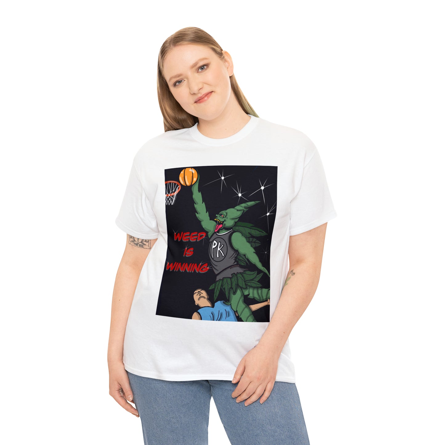 Plug King Basketball Unisex Heavy Cotton T-Shirt