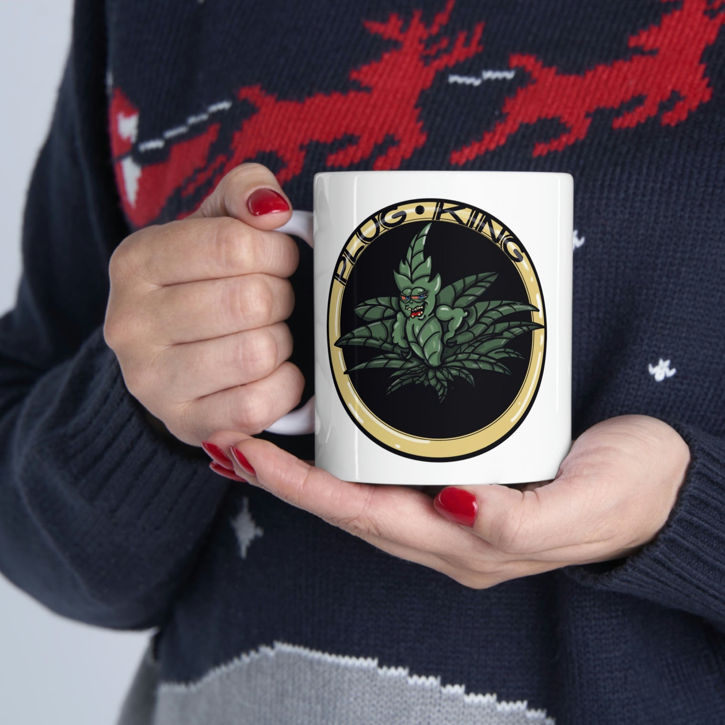 Plug King Ceramic Mug 11oz