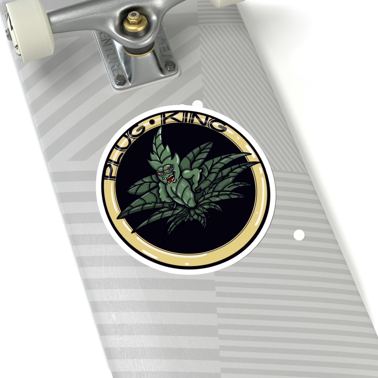 Plug King Kiss-Cut Stickers