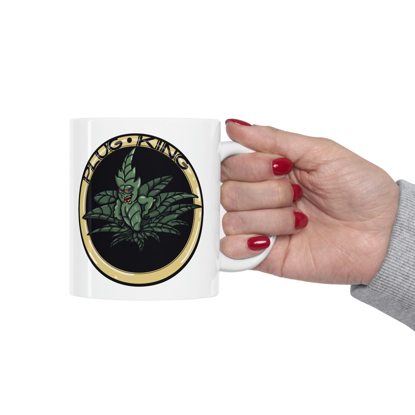 Plug King Ceramic Mug 11oz