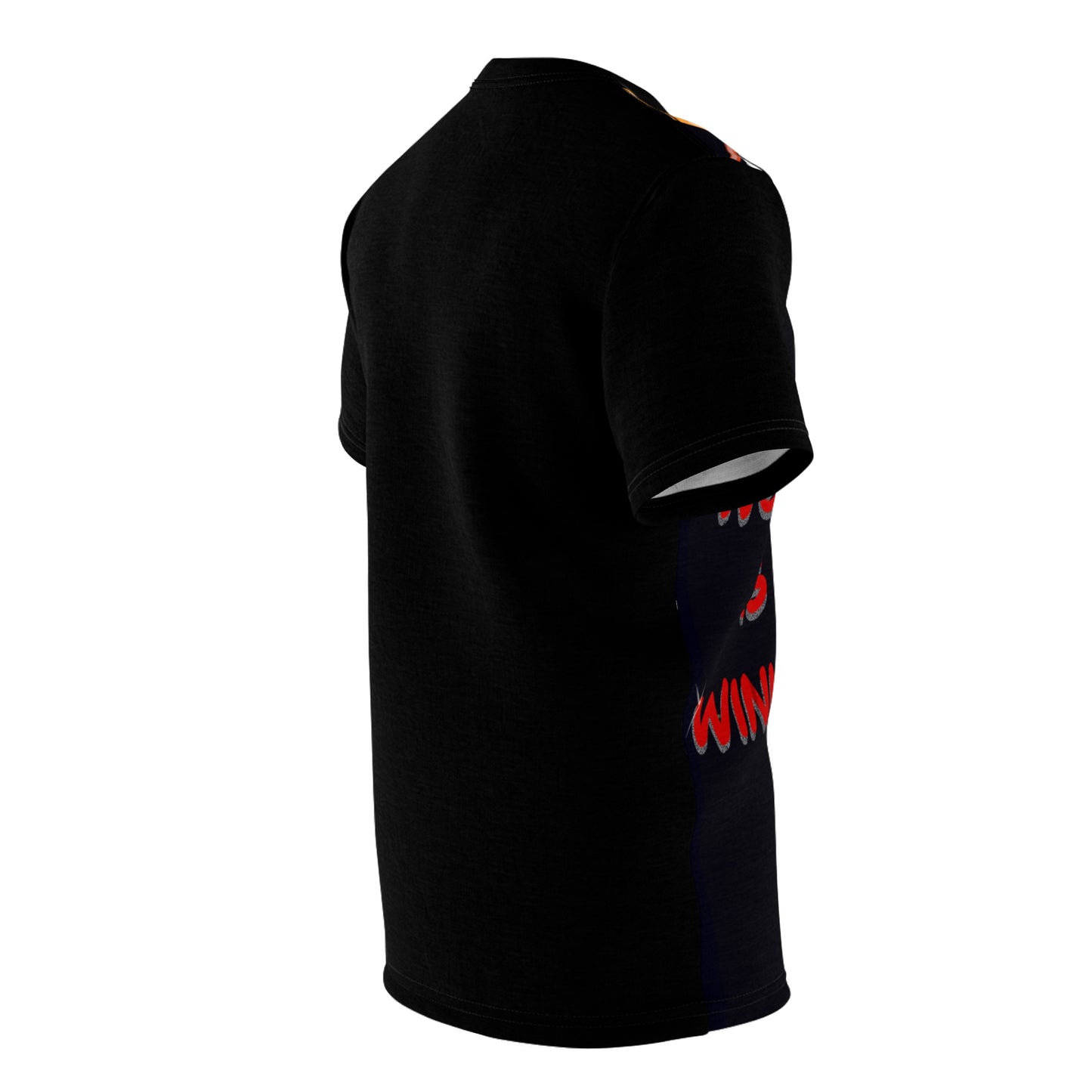 Funny Plug King Unisex Cut & Sew Graphic Black T-Shirt All Over Print (AOP)
