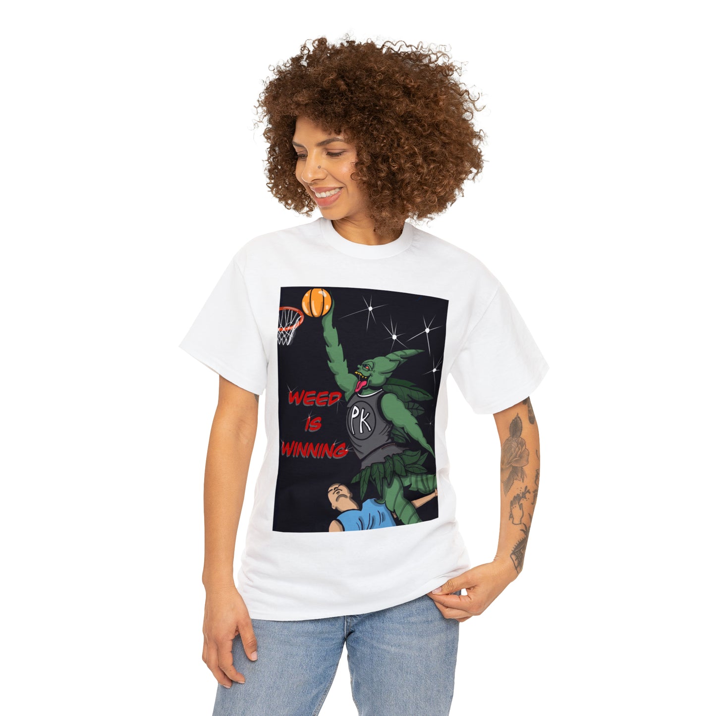 Plug King Basketball Unisex Heavy Cotton T-Shirt