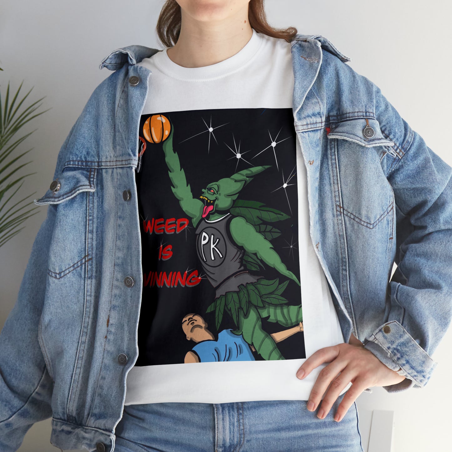 Plug King Basketball Unisex Heavy Cotton T-Shirt