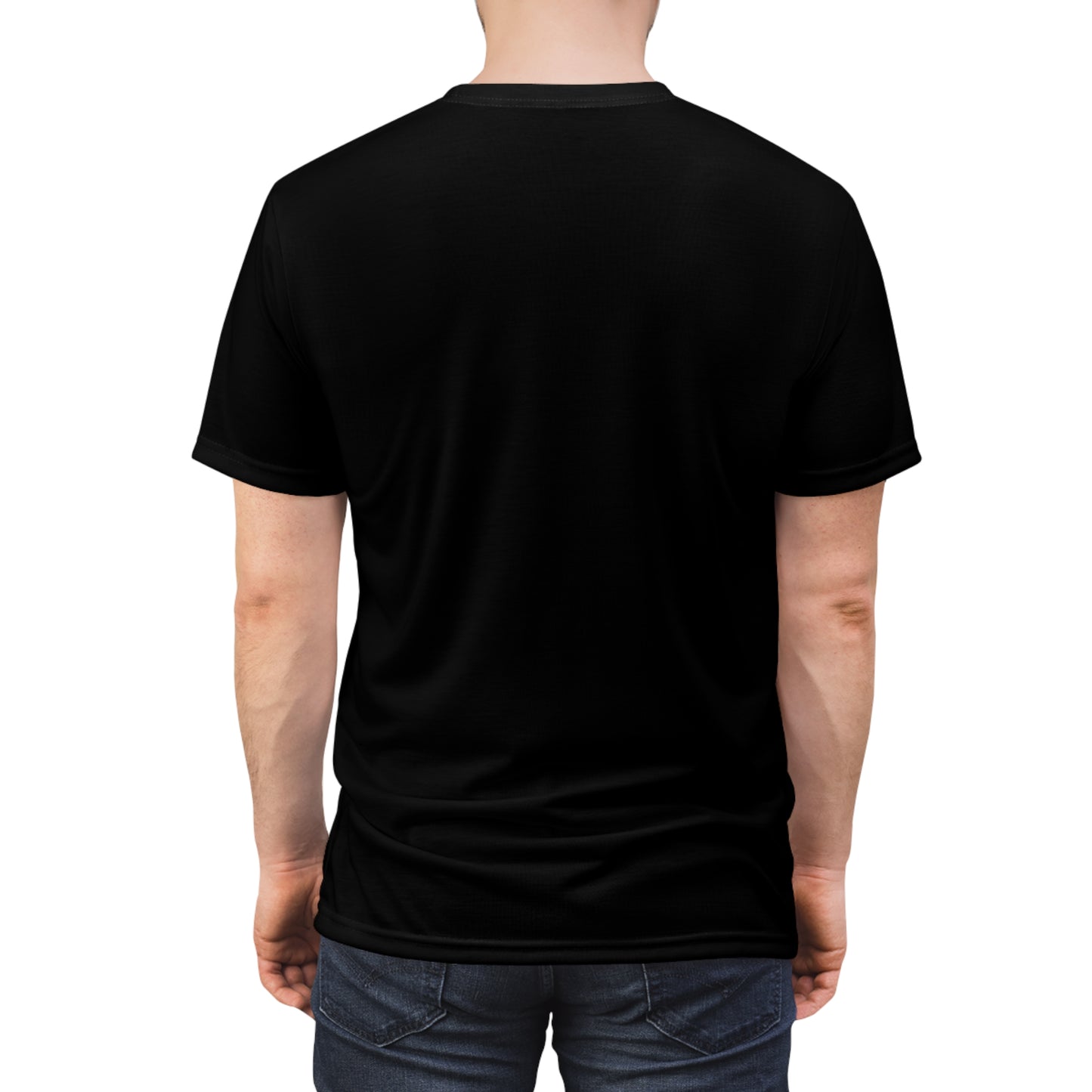 Funny Plug King Unisex Cut & Sew Graphic Black T-Shirt All Over Print (AOP)