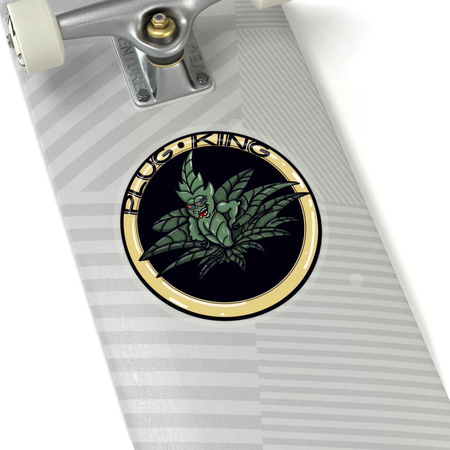 Plug King Kiss-Cut Stickers