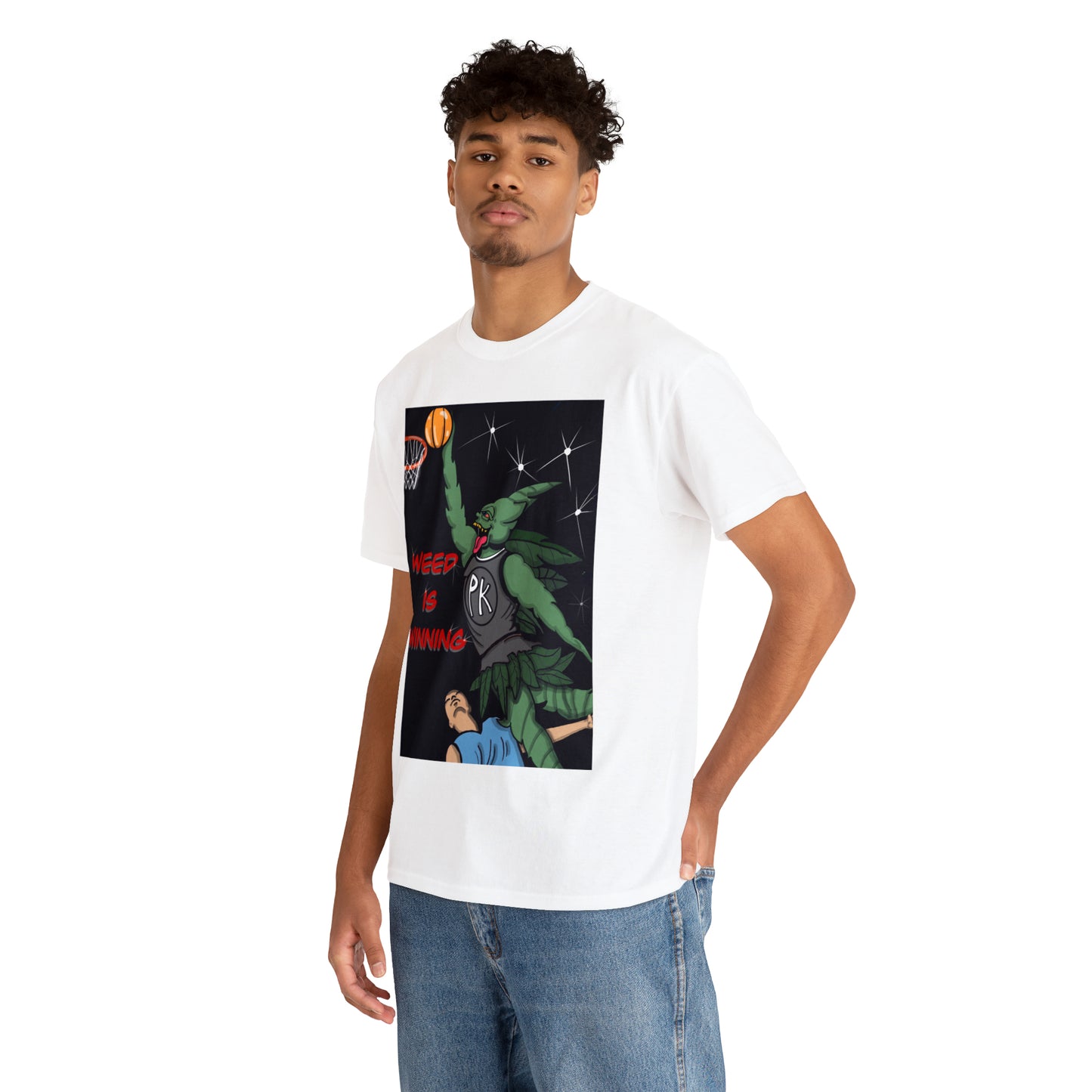 Plug King Basketball Unisex Heavy Cotton T-Shirt