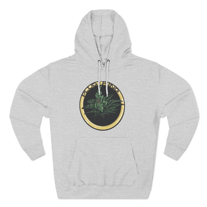 Three-Panel Fleece Hoodie