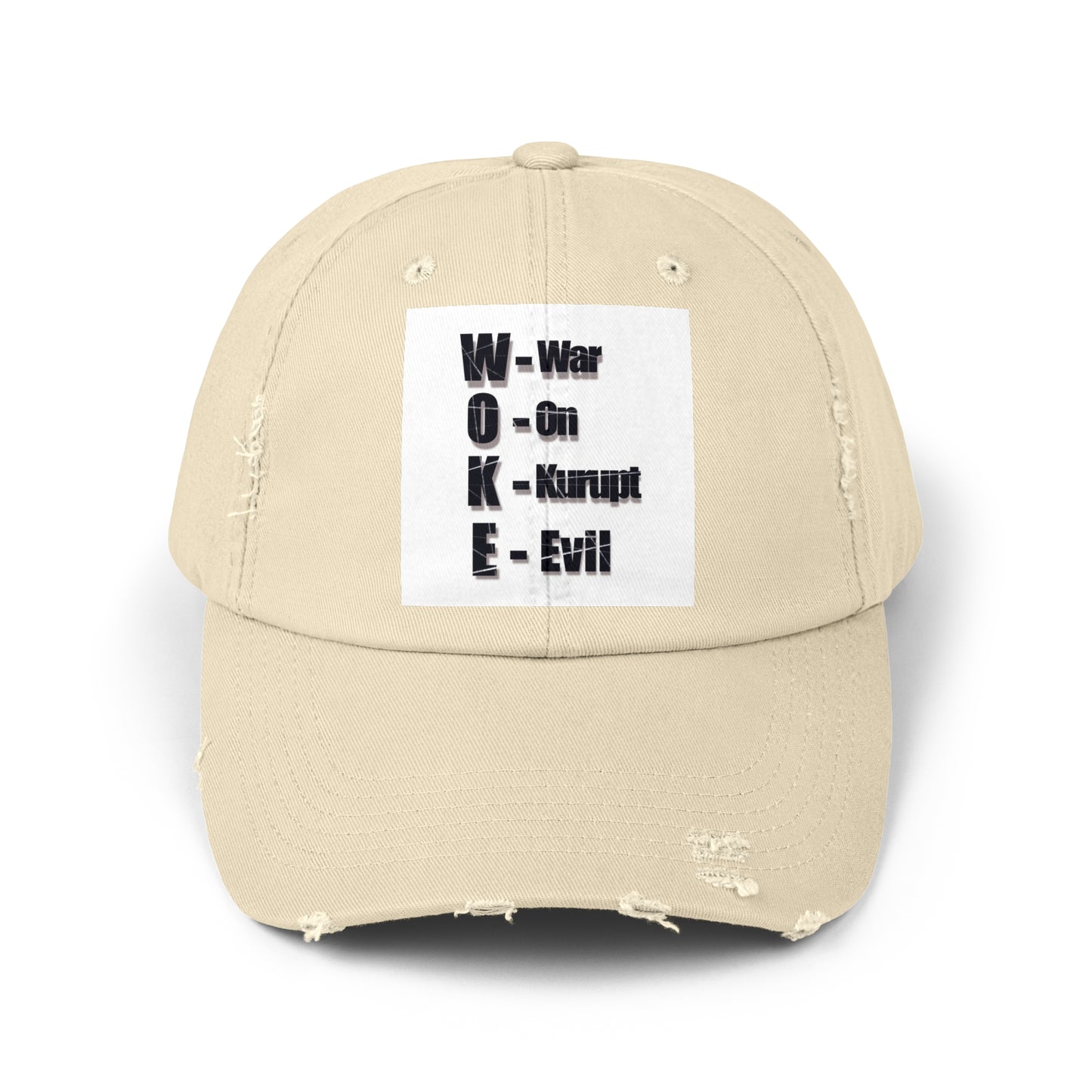 Unisex Distressed Cap