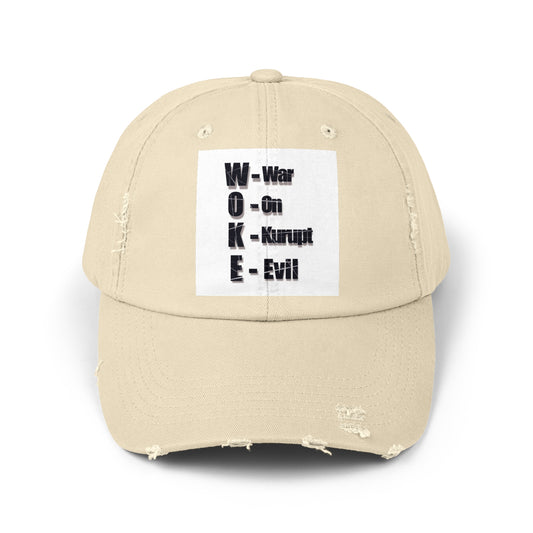 Unisex Distressed Cap