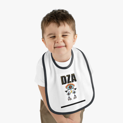Baby Contrast Trim Jersey Bib