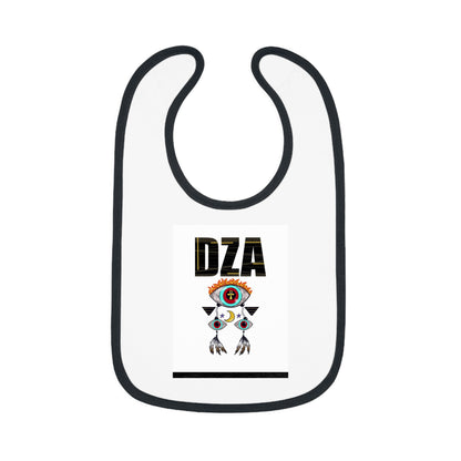 Baby Contrast Trim Jersey Bib