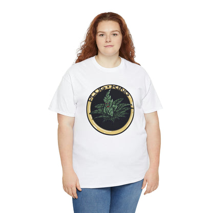 Plug King Funny Unisex Heavy Cotton T-Shirt WHITE